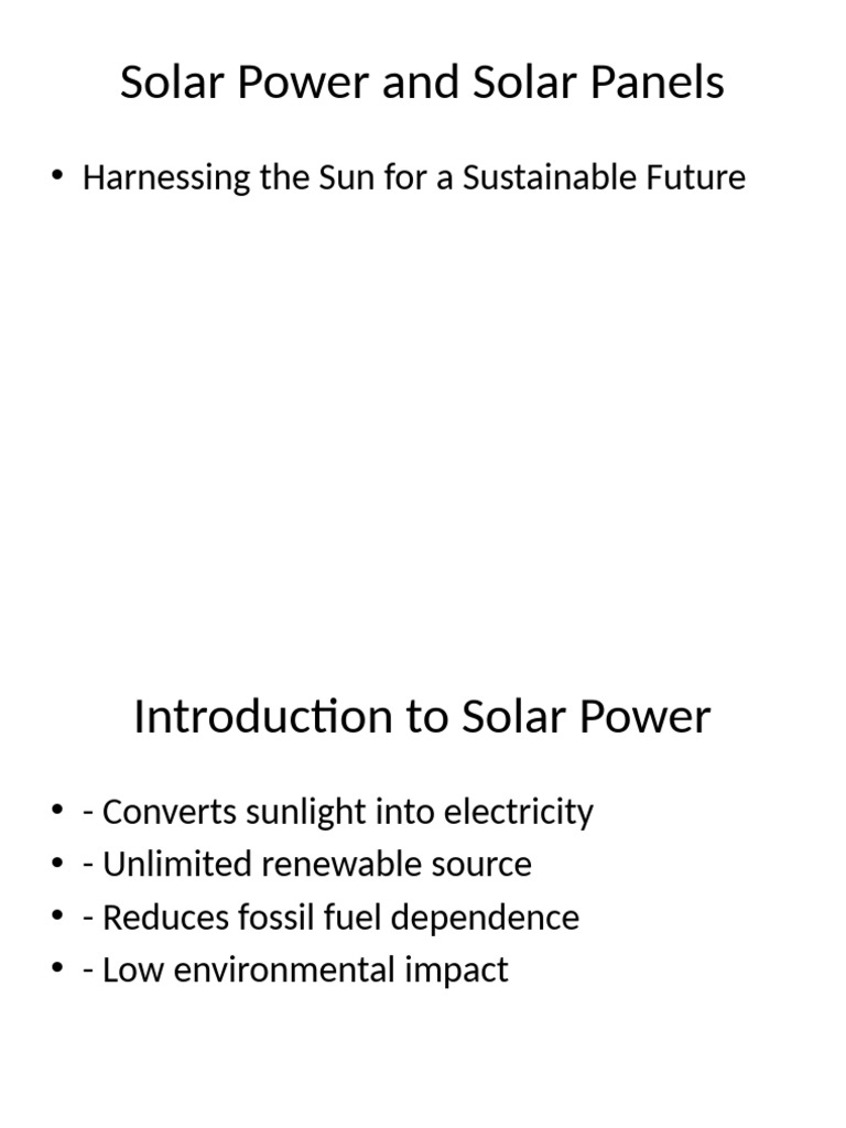 Lecture 4,5 Solar - Power - Presentation | PDF | Band Gap | Semiconductors