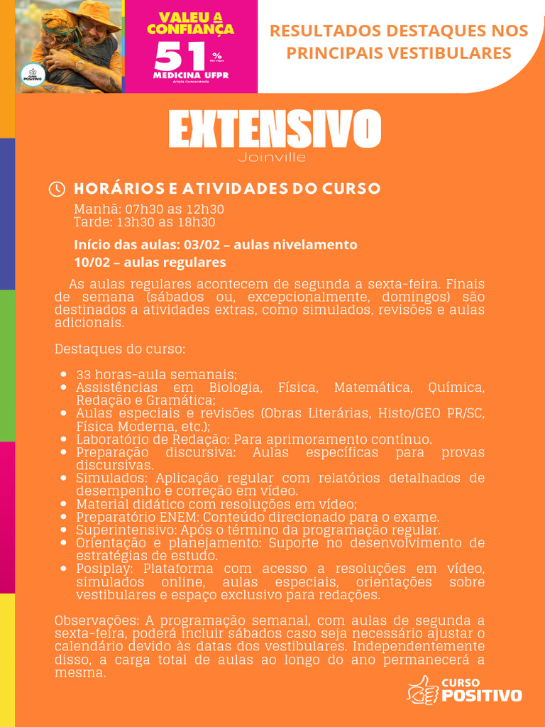 Curso Preparatório Extensivo ENEM e Vestibulares | PDF