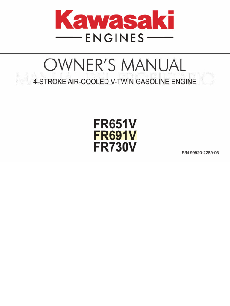 Fr651v 691v 730v en Es Parts | PDF | Gasoline | Throttle
