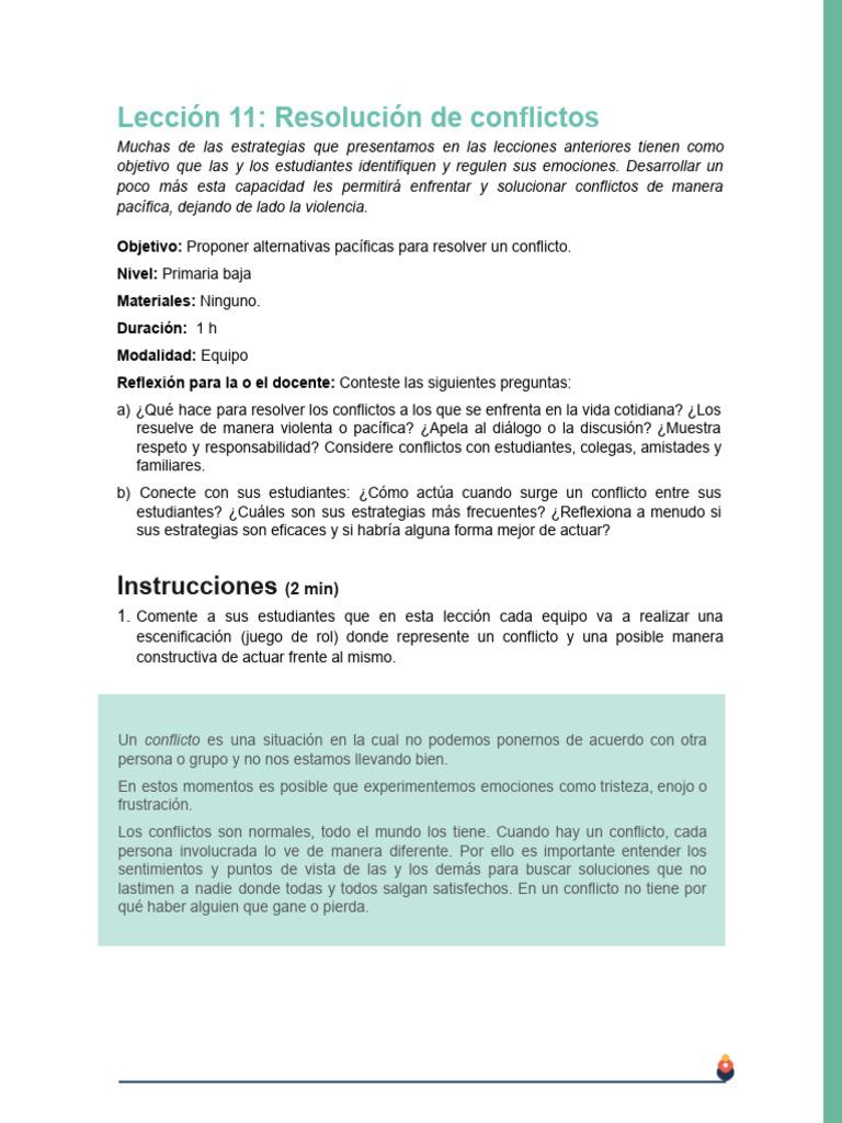 Resolucion de Conflictos | PDF | La resolución de conflictos | Sicología