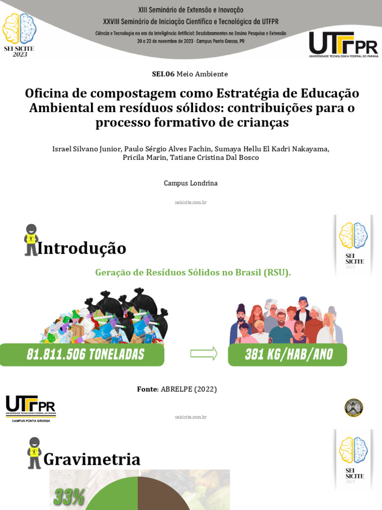 1185-Oficina de Compostagem Como Estratégia de Educação Ambiental em ...