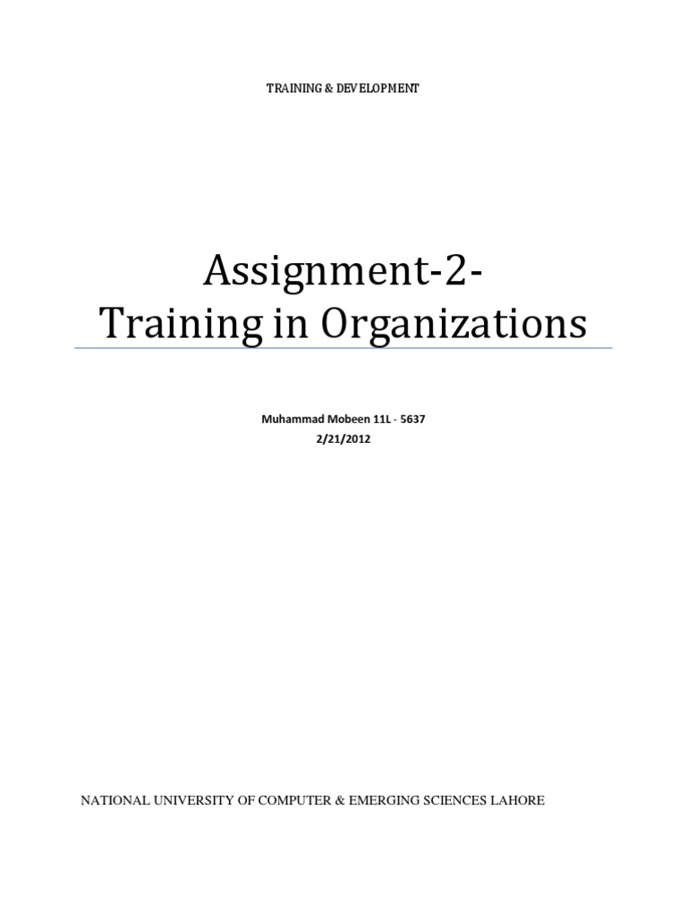 Training and Development in Organizations | PDF | Procedural Knowledge ...