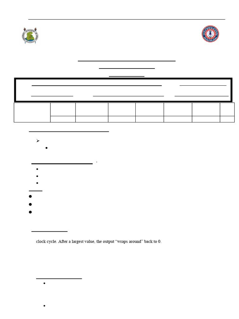 Counters Lab: Synchronous vs Asynchronous | PDF | Electrical ...