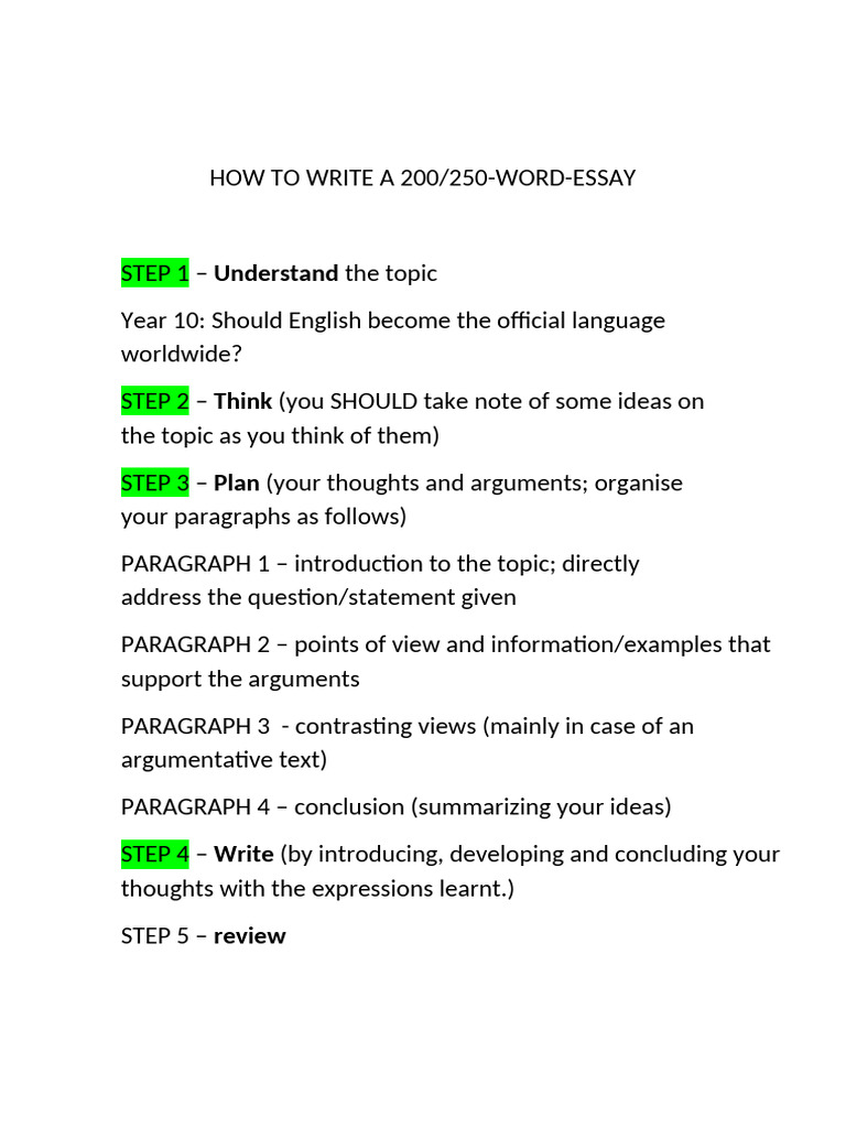 How To Write An Essay or Composition | PDF