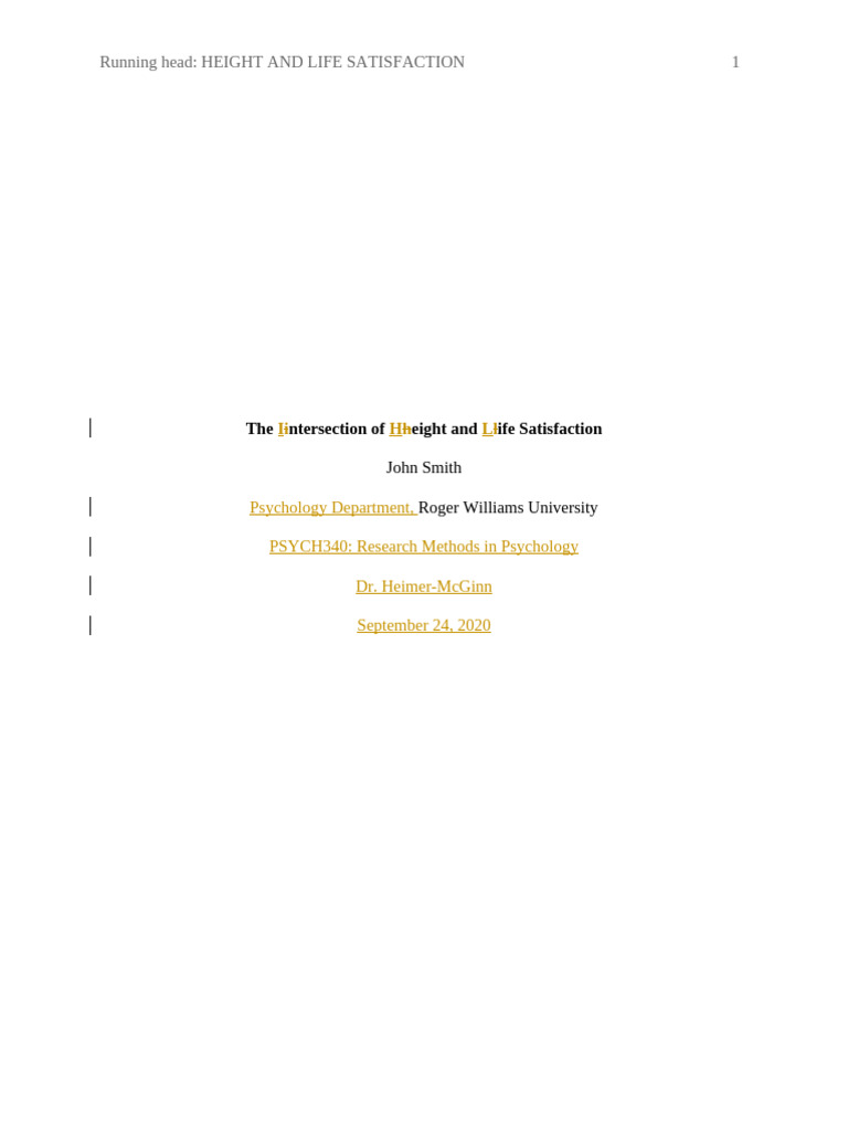 Week 5 - Bad APA Sample - Jessica Meegan | PDF | Job Satisfaction ...