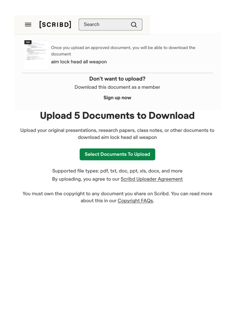 Upload A Document - Scribd | PDF | Scribd | Computing