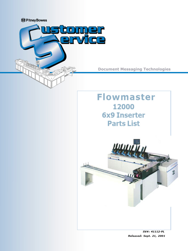 Manual de Partes Flow Master | PDF | Belt (Mechanical) | Screw