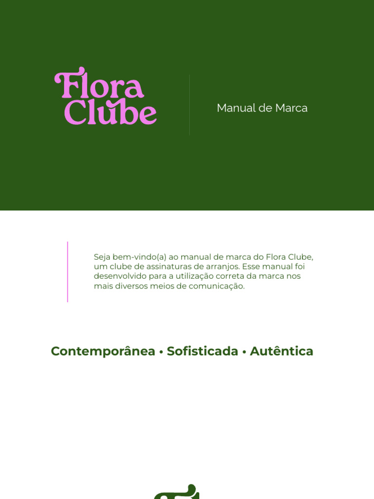 Manual de Marca do Flora Clube | PDF