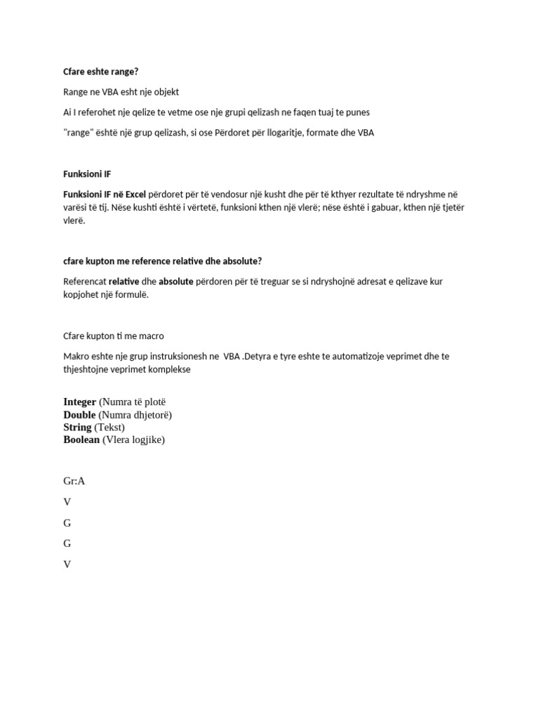 Cfare Eshte Range | PDF
