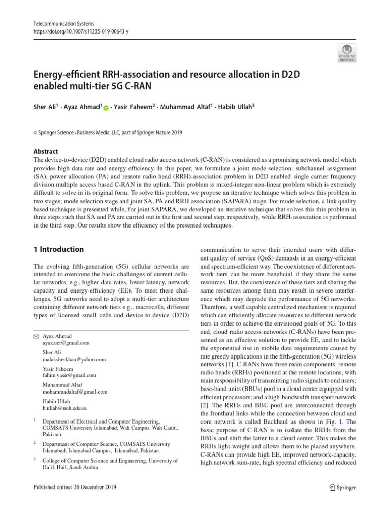 Energy-Efficient RRH-Association and Resource Allocation in D2D-1 | PDF ...