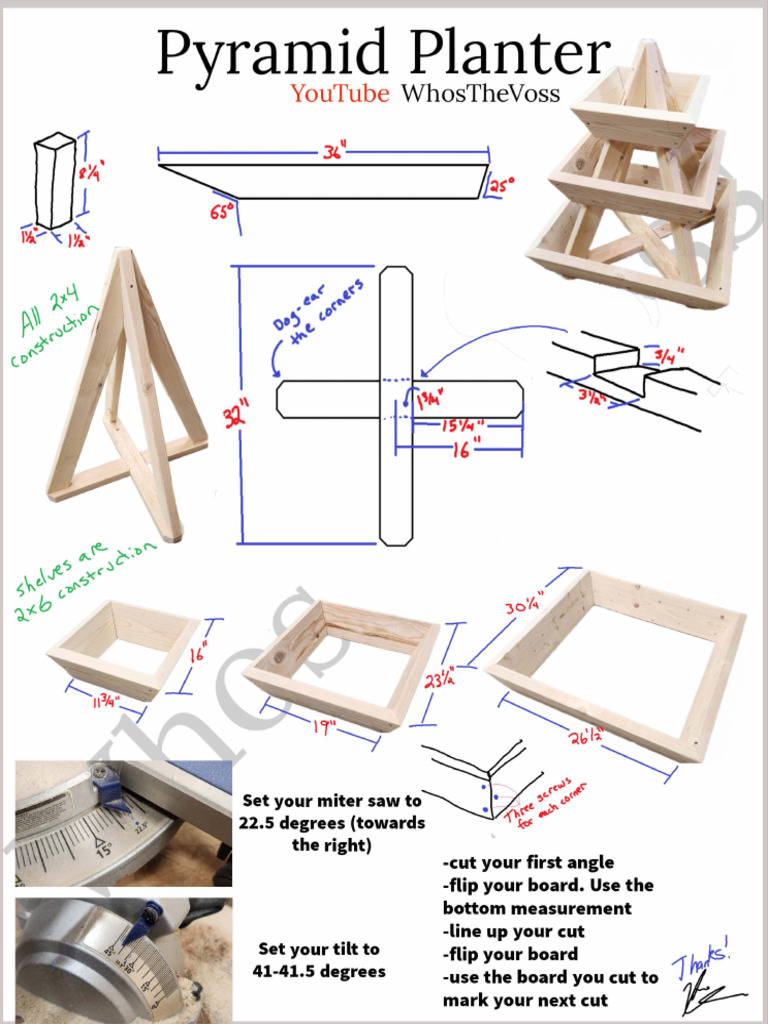 Pyramid Planter | PDF