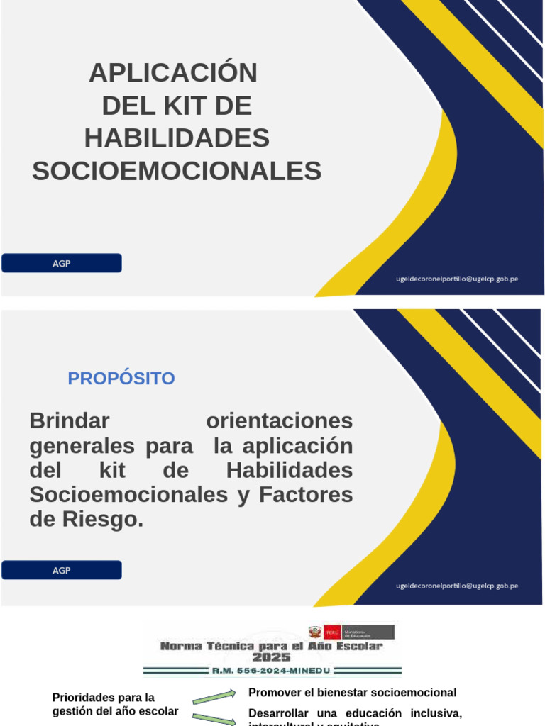 Aplicación del Kit de Habilidades Socioemocionales | PDF | Empatía ...