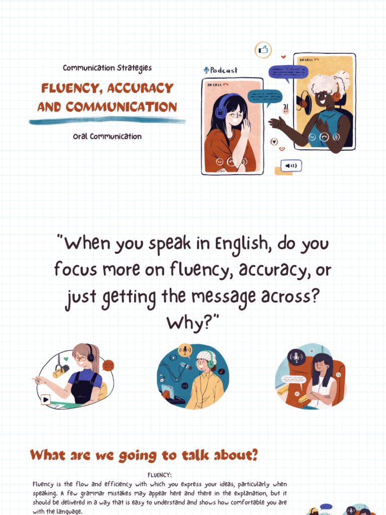 Fluency and Accuracy in Communication | PDF