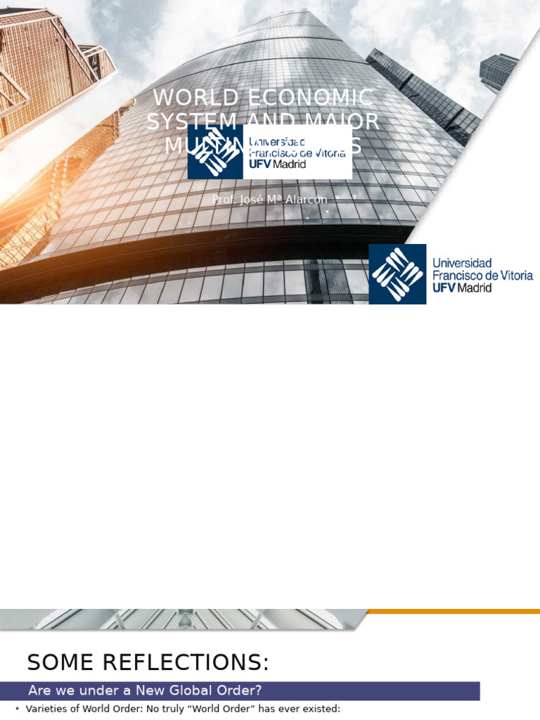 LESSON 1 The New Global Economic Order | PDF | World Trade Organization ...