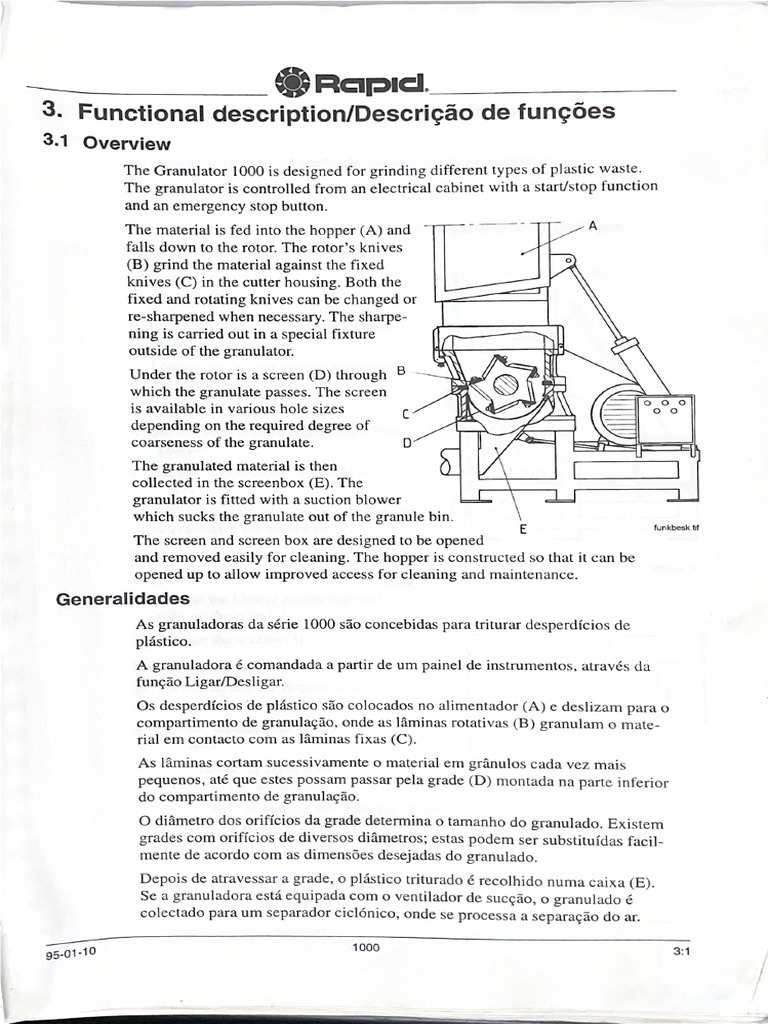 Functional Descriptiondescrição de Funções | PDF