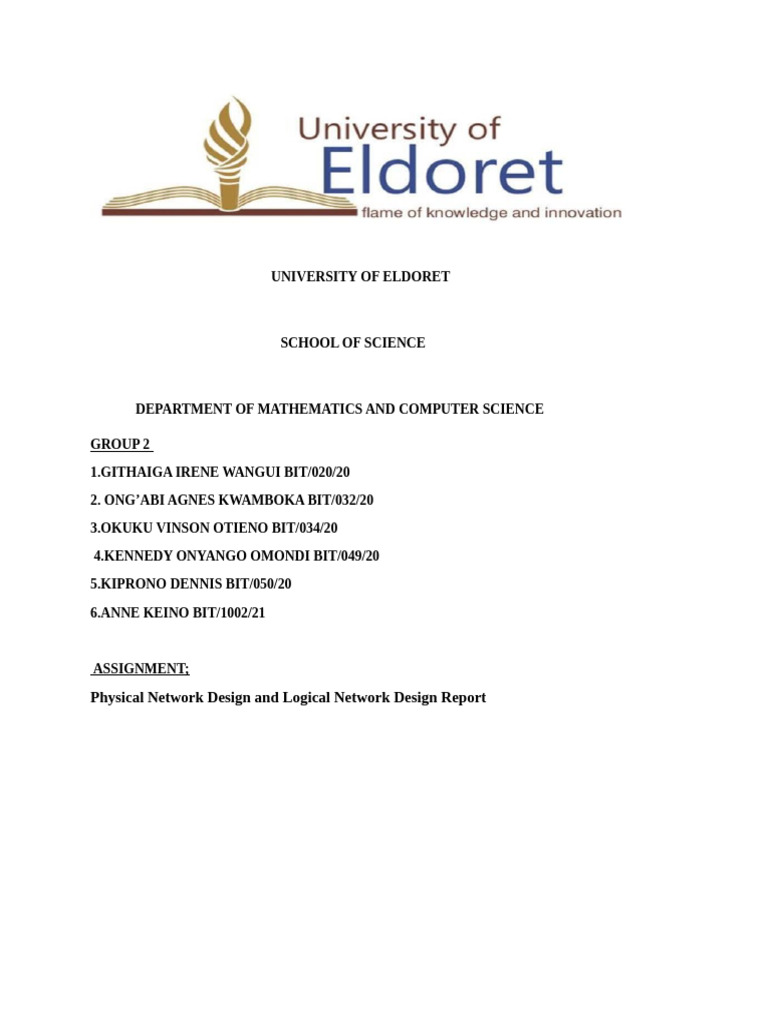 Physical Network Design for Room ED1 | PDF | Computer Network ...