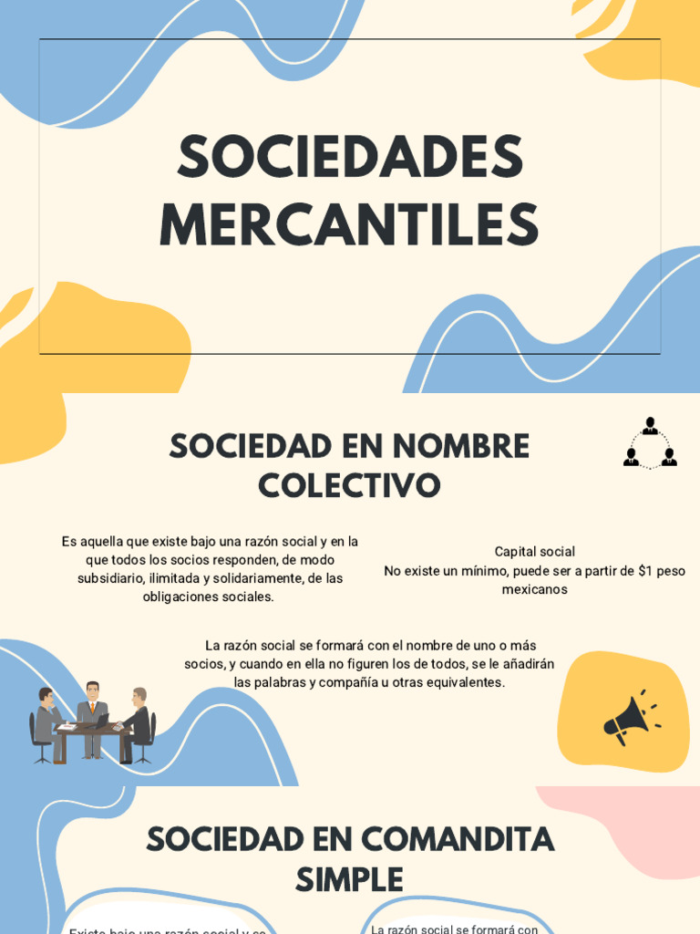 Tipos de Sociedades Mercantiles en México | PDF | Business