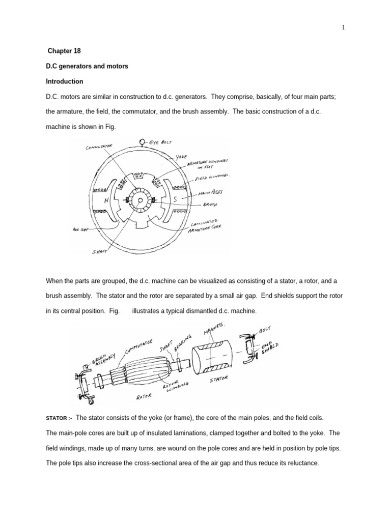 A3.1.2 DC Generators and Motors | PDF | Electric Motor | Electric Generator