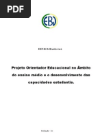modelo projeto  ORIENTADOR