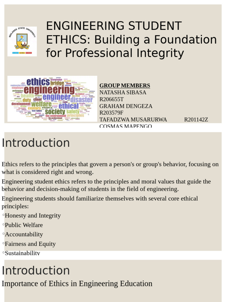 Engineering Student Ethics Guide | PDF | Academic Integrity | Integrity