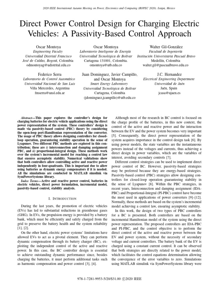 Direct - Power - Control - Design - For - Charging - Electric ...