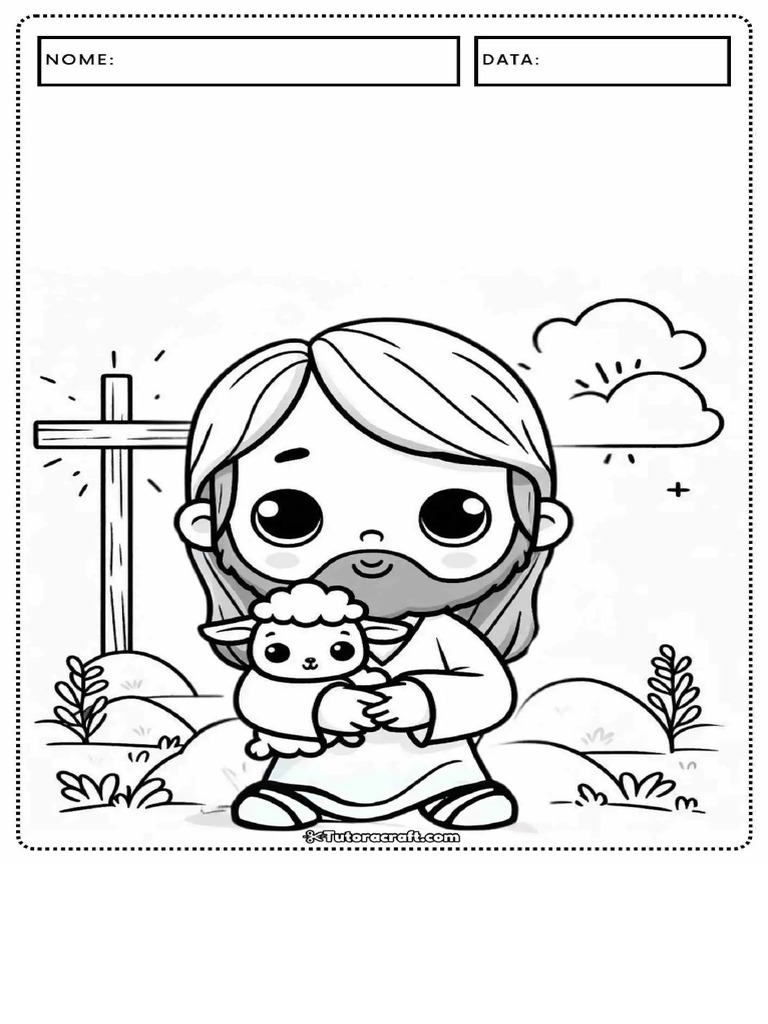 Desenho-de-Páscoa-Cristã-Jesus-Ovelha-para-colorir - 2.webp 1.414×2.000 ...