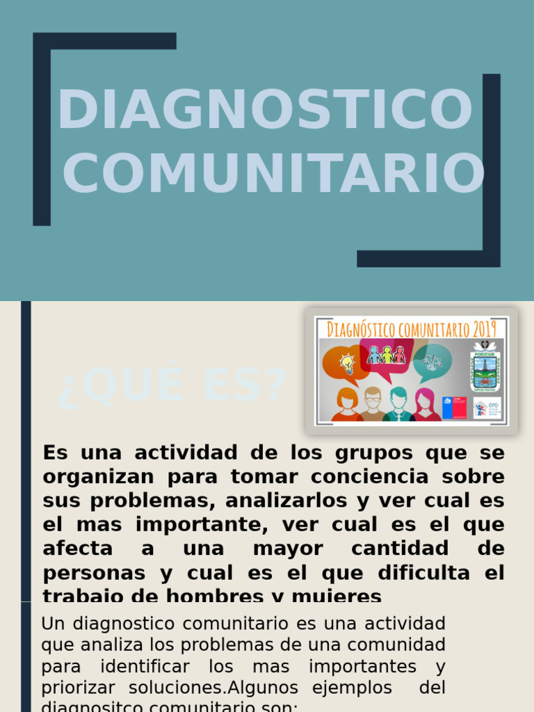 Diagnostico Comunitario | PDF