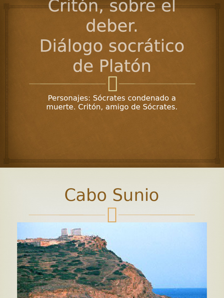 Criton ppt | PDF | Sócrates