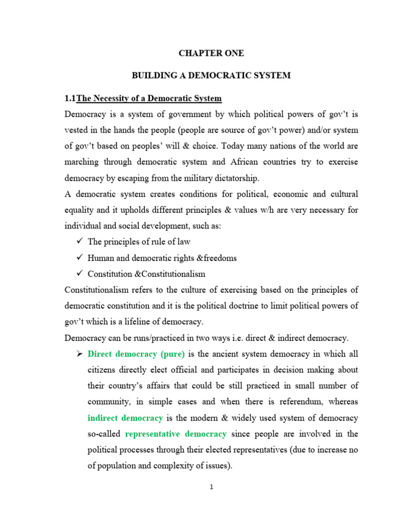 Understanding Democratic Systems | PDF | Democracy | Political Ideologies