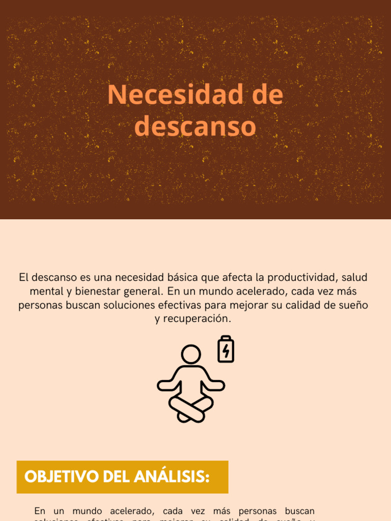 Necesidad de Descanso | PDF | Innovación | Dormir
