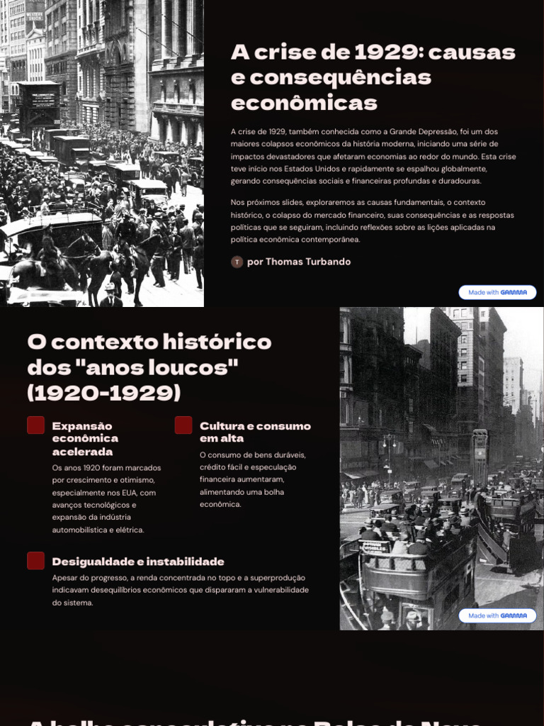 Consequências da Crise de 1929 no Brasil | PDF | A Grande Depressão ...