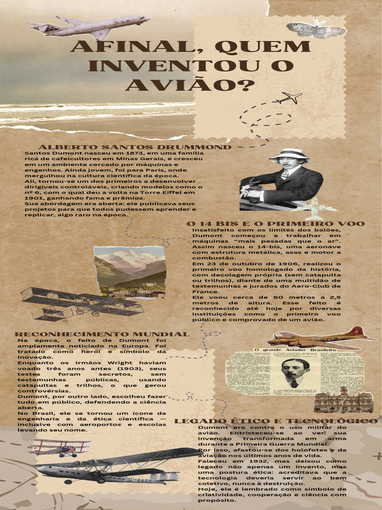 Brown Vintage The Evolution of Art History Infographic - 20250504 - 202828  - 0000 | PDF | Avião | Aviação, image size:768x1024
