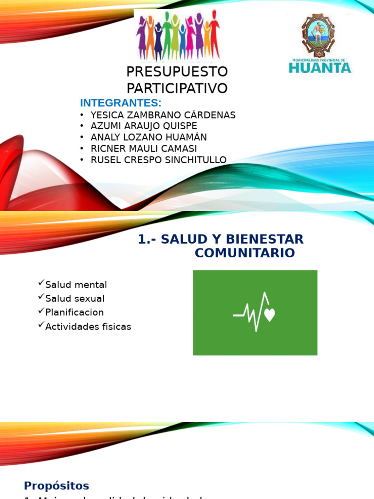 Presupuesto Participativo | PDF | Agua | Literatura