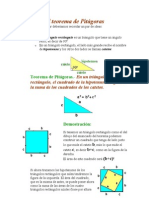 El teorema de Pitágoras