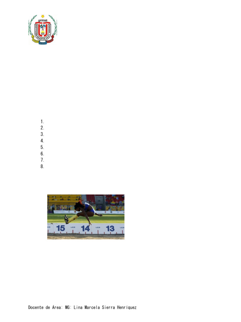 Atletismo para 6 | PDF | Deporte del atletismo | Juegos de habilidad física
