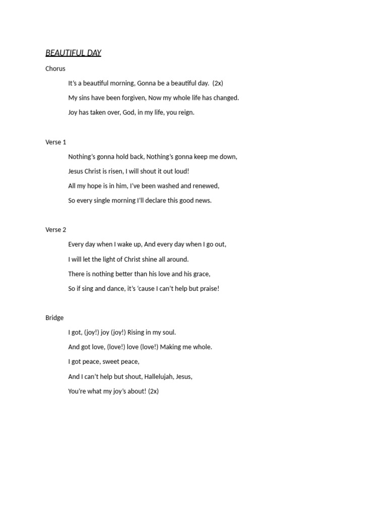 Joyful Worship Songs for VBS | PDF | Systematic Theology | Abrahamic ...