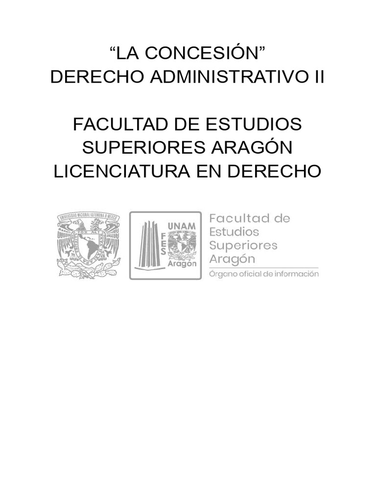 Definición y Tipos de Concesiones | PDF