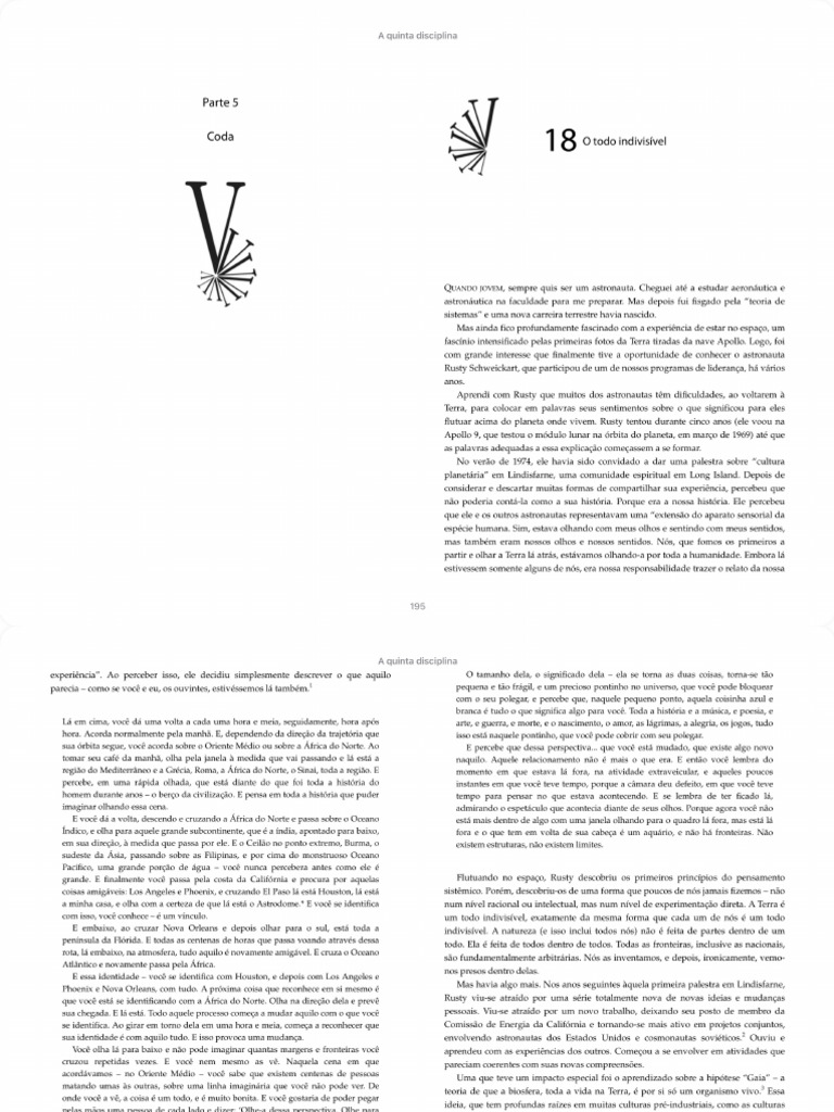 A Quinta Disciplina Parte 5 | PDF