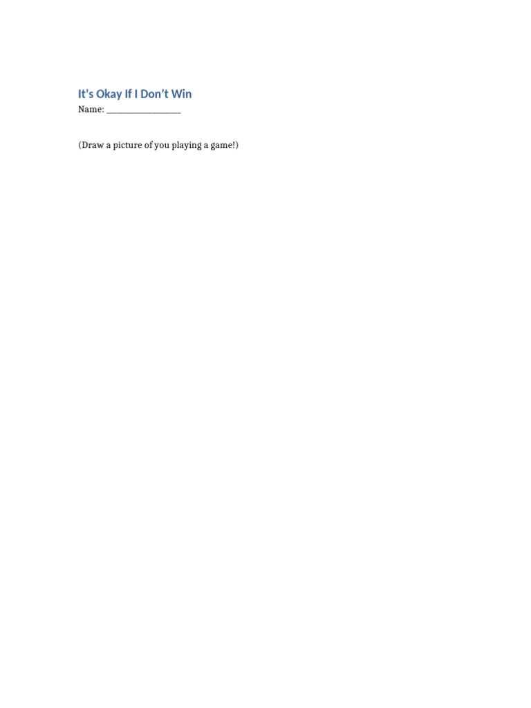 Kindergarten Mini Book Template Pdf