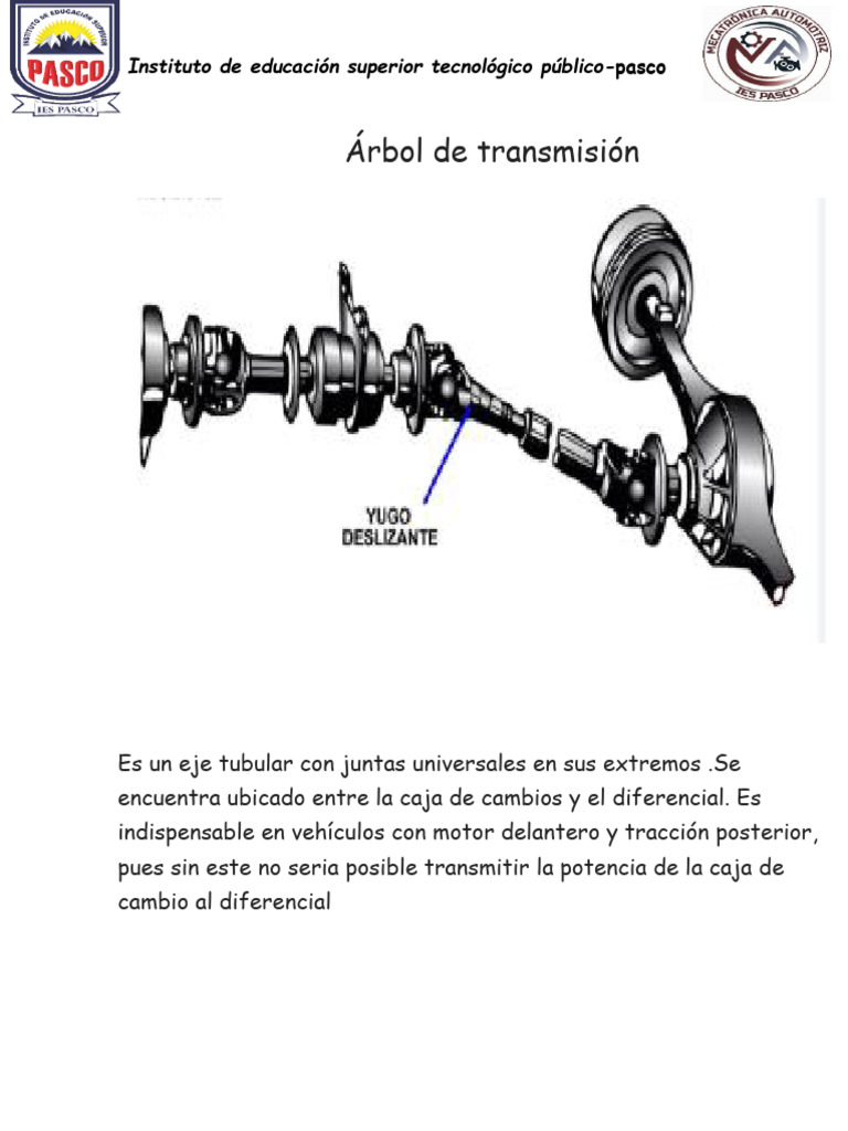 Componentes y Función del Cardan | PDF