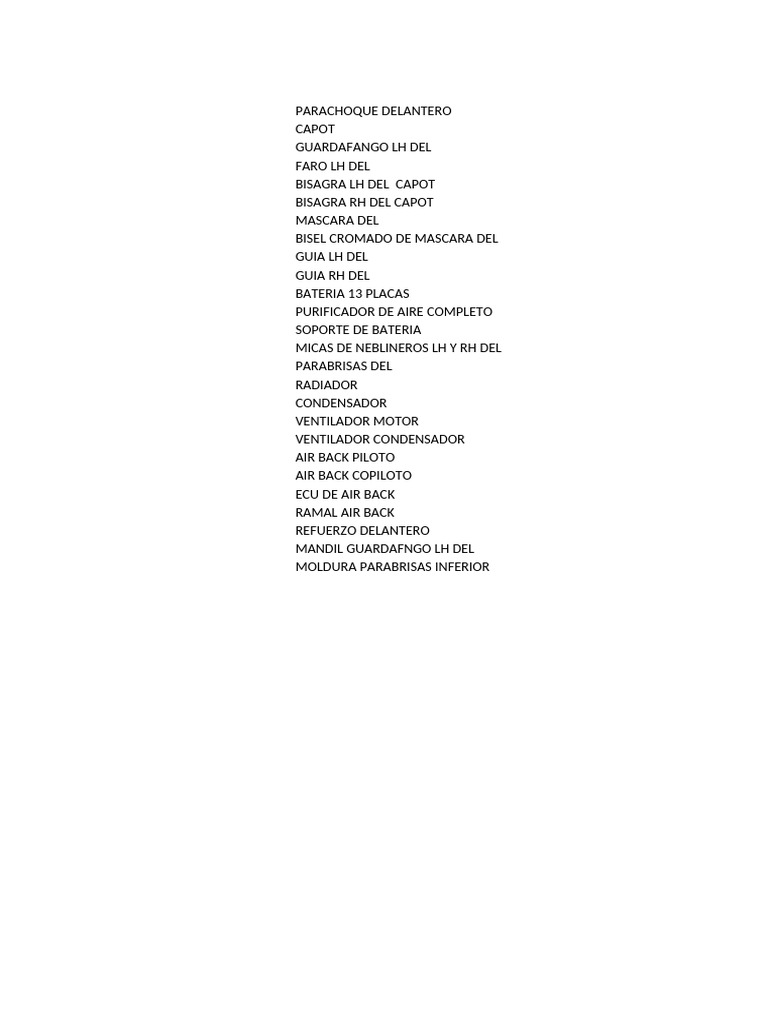 Repuestos Byd f3 New | PDF