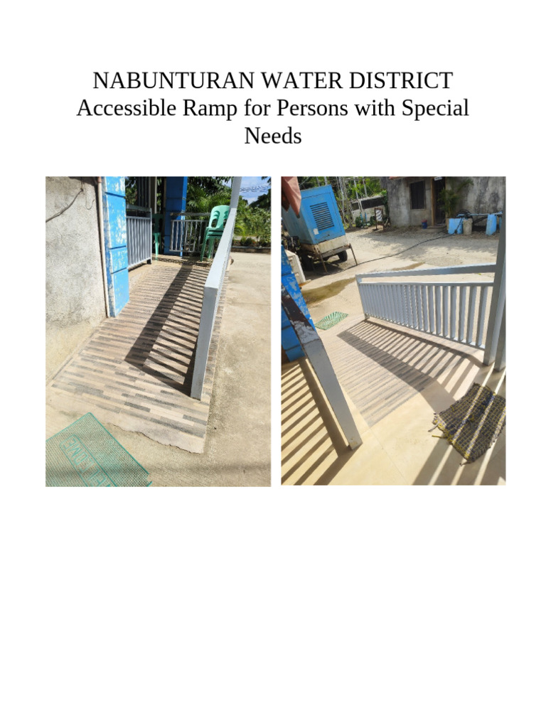 Accessible Ramp For PWD | PDF
