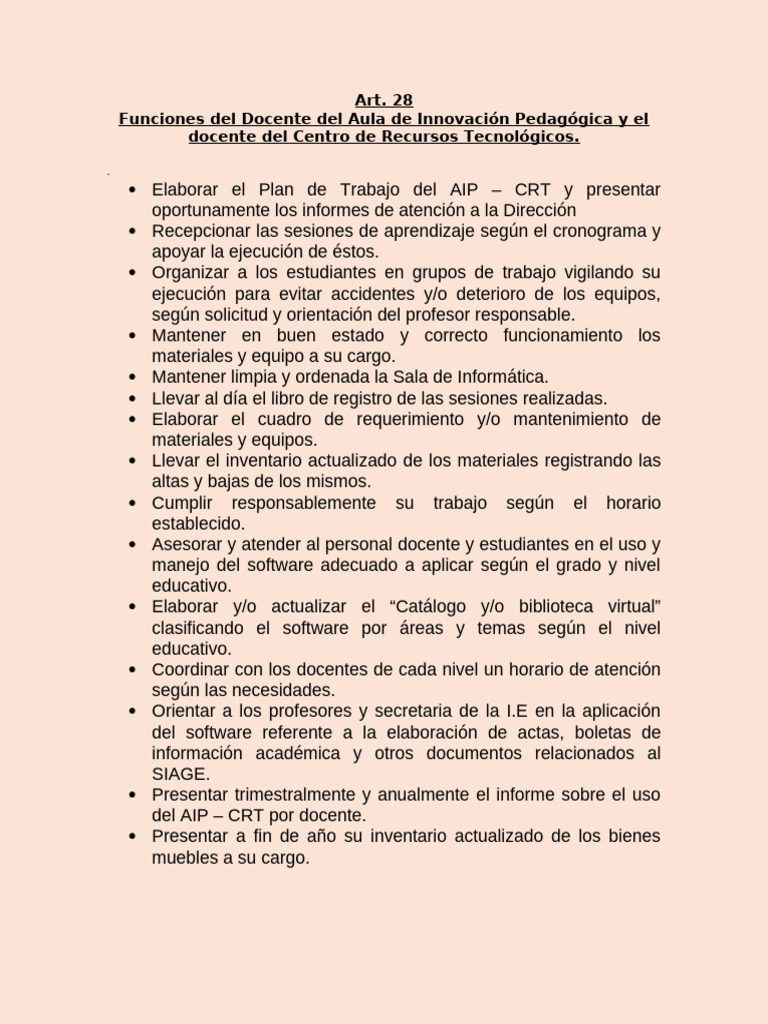 FUNCIONES_DAIP | PDF