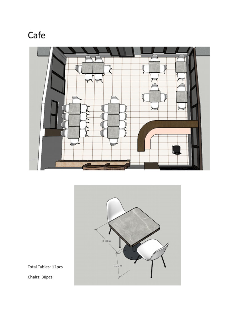 Cafe Furnitures | PDF