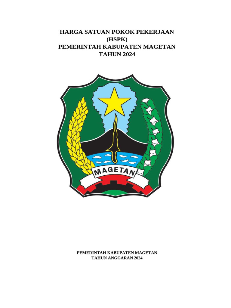 HSPK Pemerintah Magetan 2024 | PDF