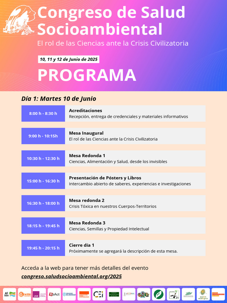 Programa - Congreso 2025 | PDF