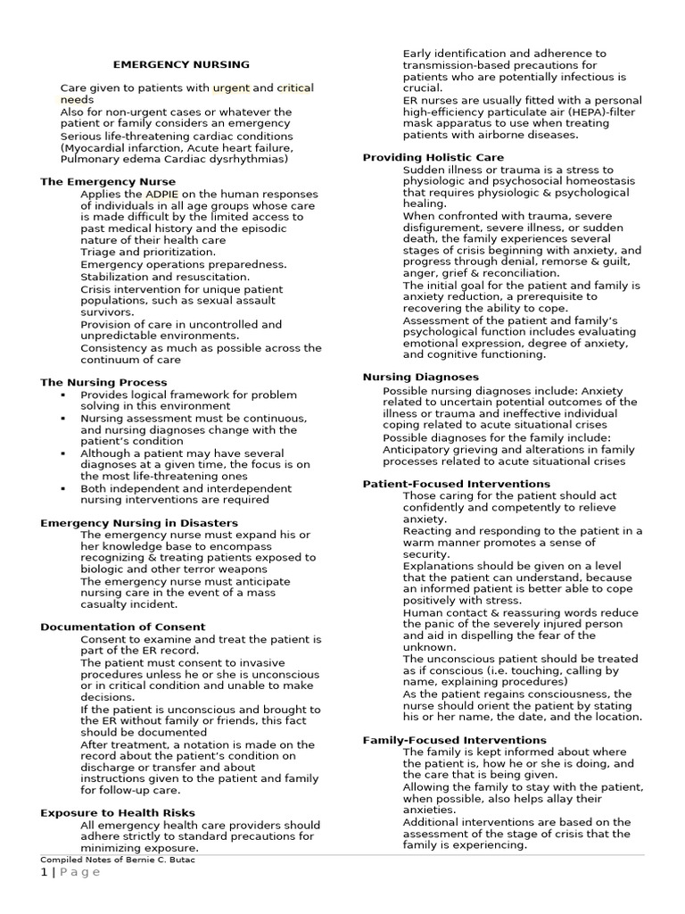 Emergency Nursing: Trauma Care Essentials | PDF | Hypothermia | Shock ...