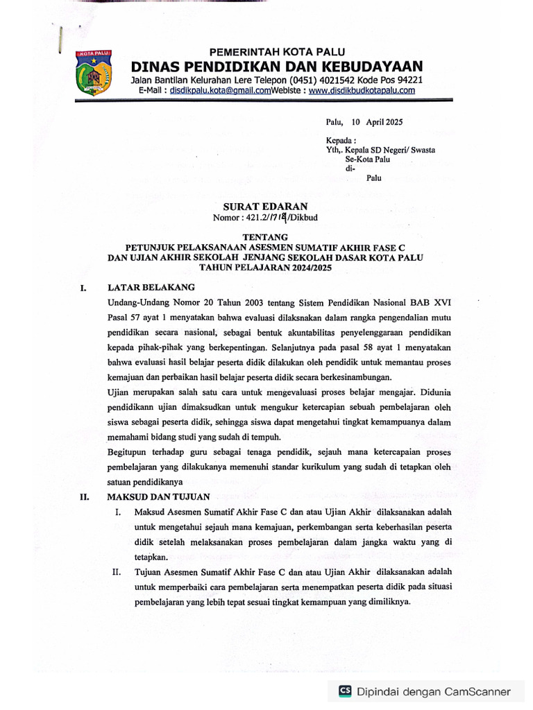 Surat Edaran | PDF