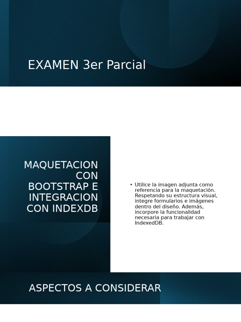 EXAMEN 3er Parcial | PDF