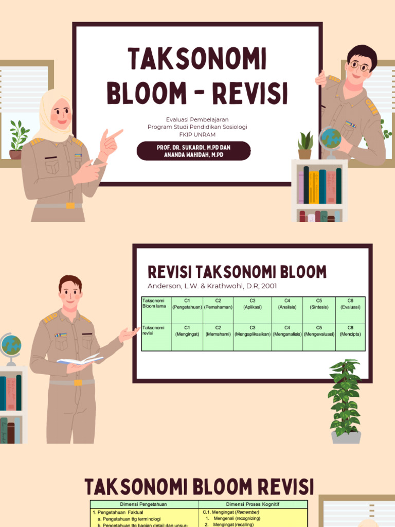 Evaluasi Taksonomi Bloom Revisi 2025 | PDF